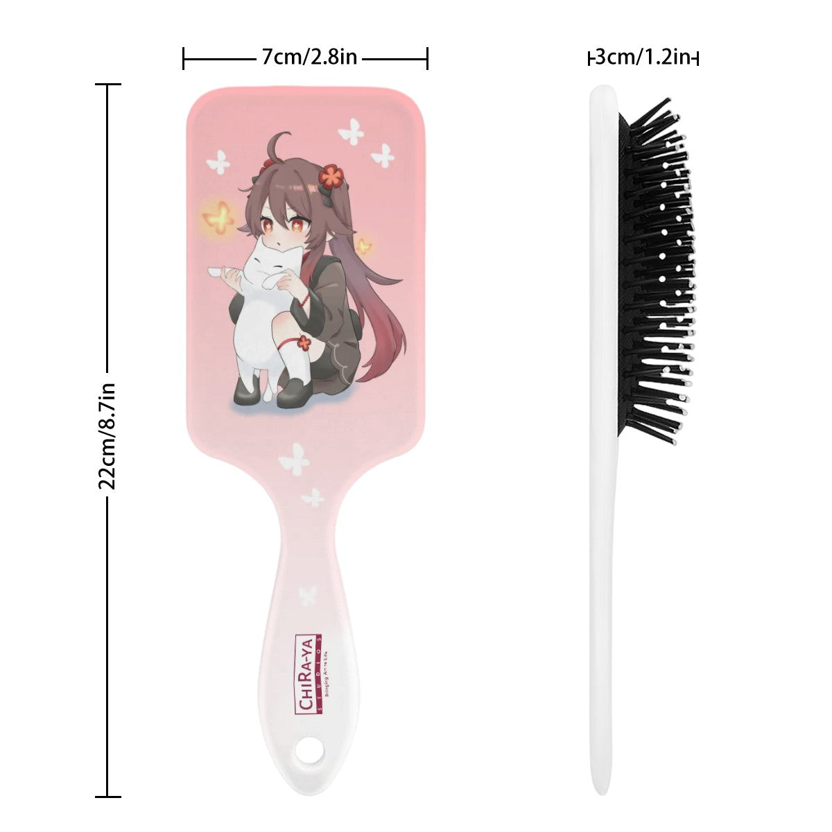 Genshin Impact Air Cushion Hair Brush - Hu Tao: "Neko Smol Tao"