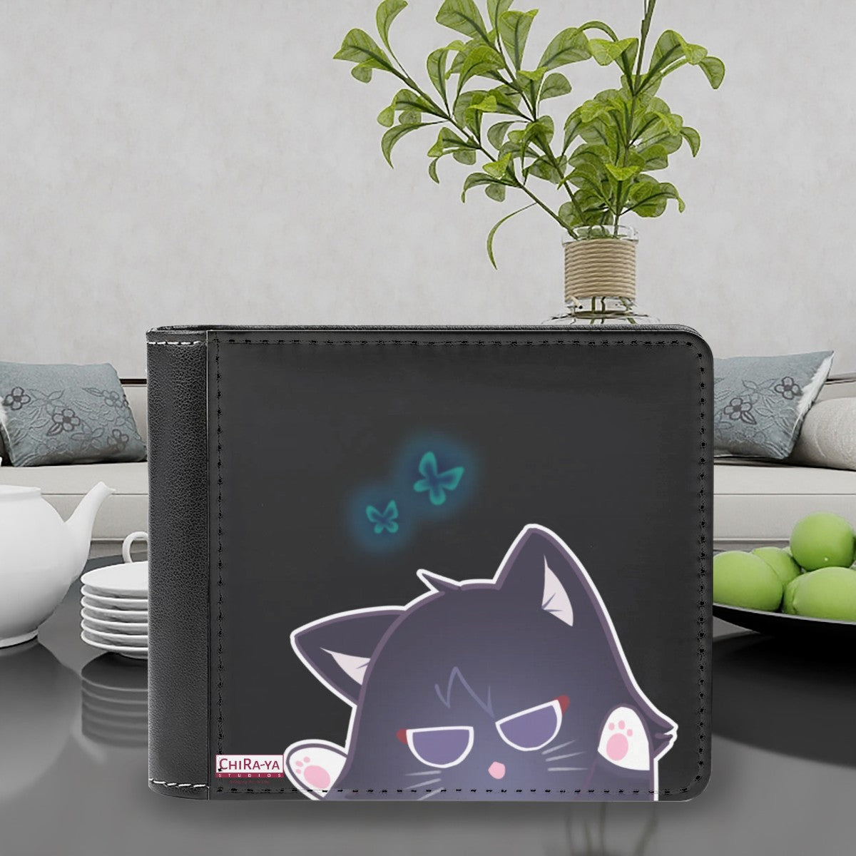 Genshin Impact Leather Wallet - Scarameow (Playful)