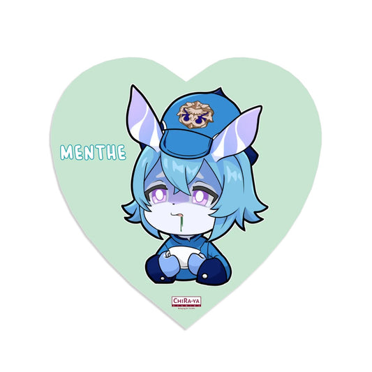 Genshin Impact Melusine Series Heart-Shaped Fridge Magnet - Menthe
