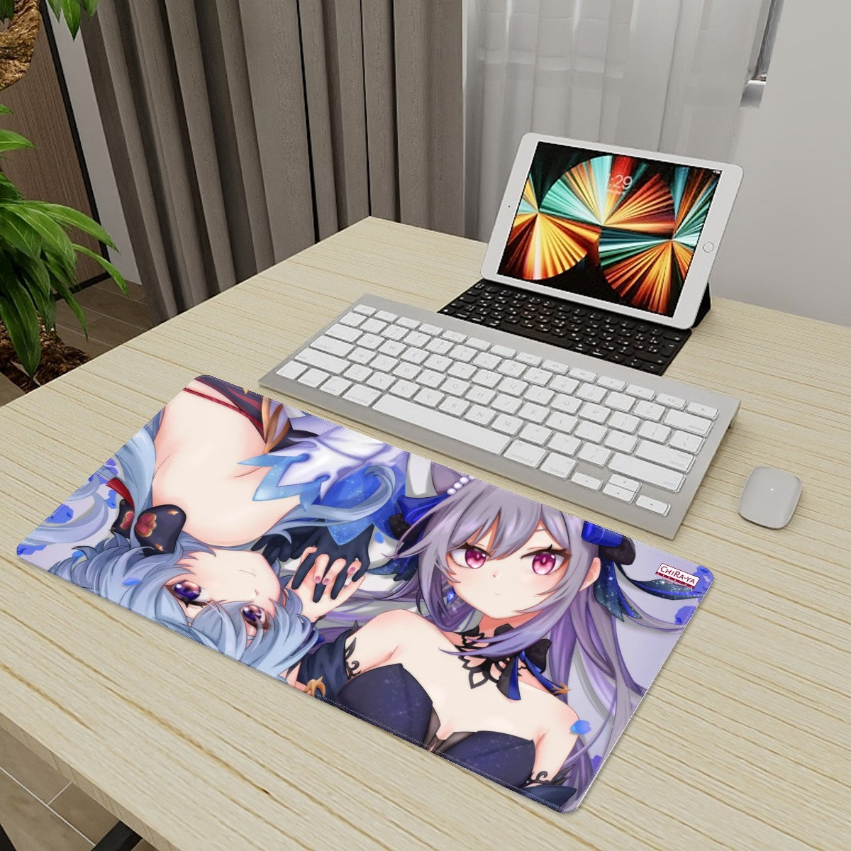 Genshin Impact Gaming Mouse Pad (Extra Large) - Ganyu & Keqing: "Ganqing Impact"