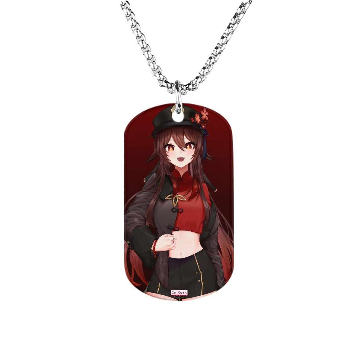 Genshin Impact Titanium Necklace - Hu Tao: "Crop Top Tao"