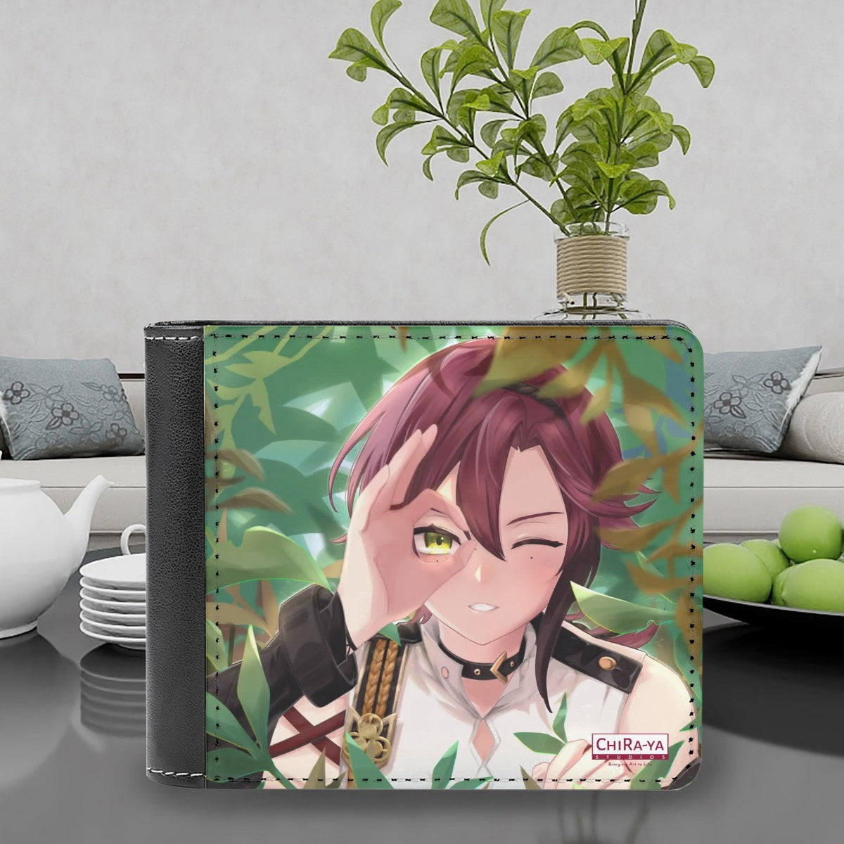 Genshin Impact Leather Wallet - Shikanoin Heizou: "Detective At Work"