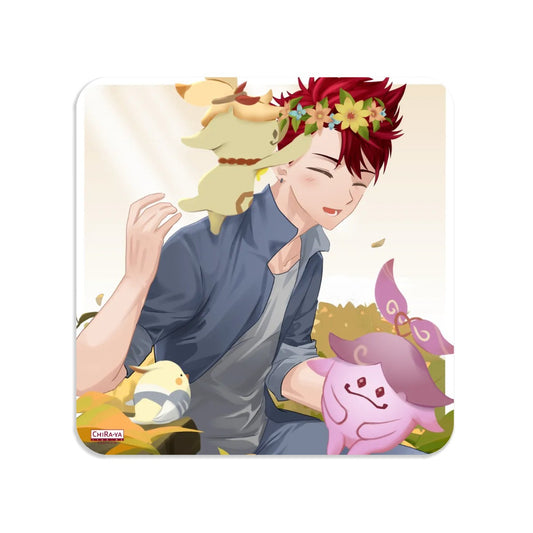 Terraglotte Acrylic Fridge Magnet - 2024 Anniversary Art ft. Aramiya