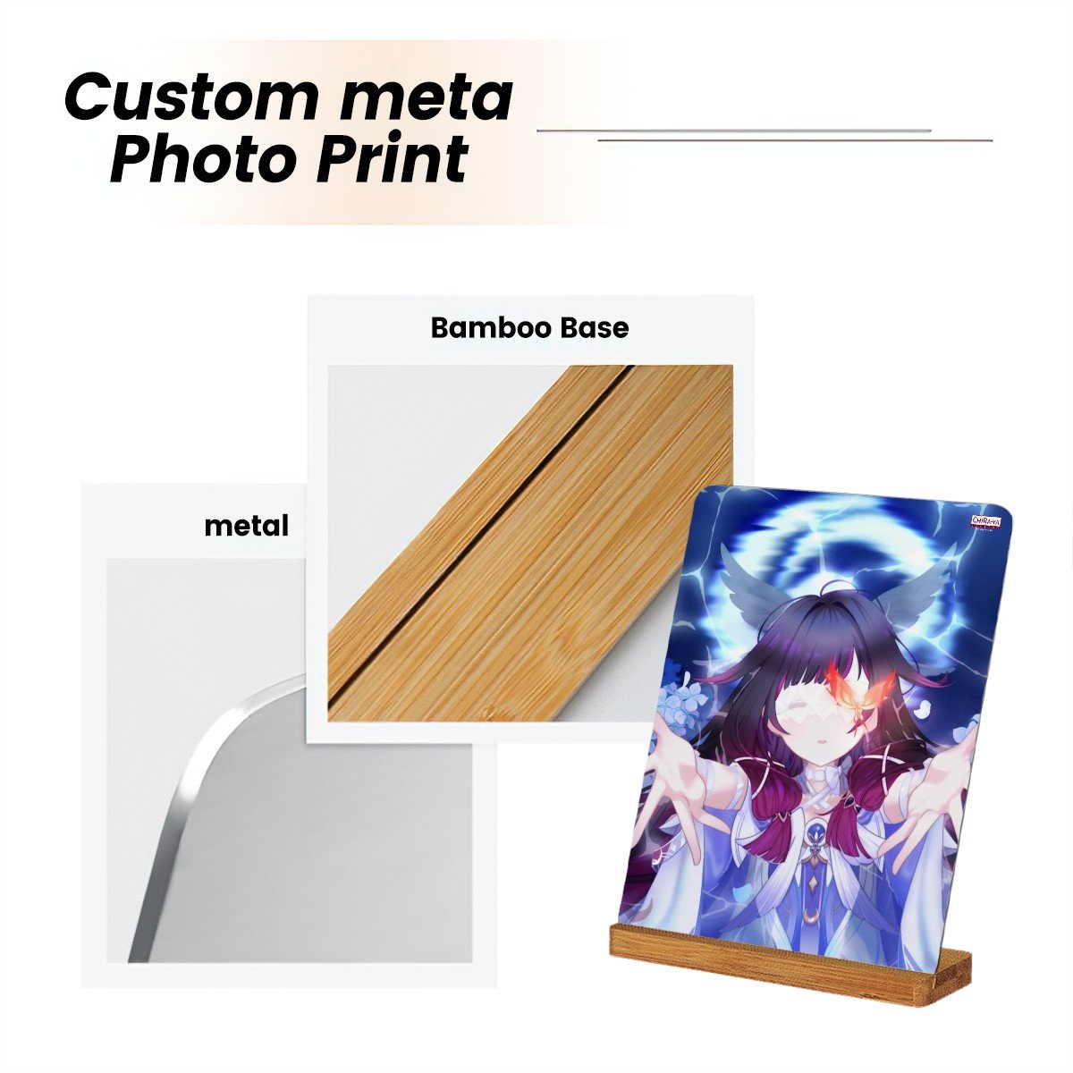 Genshin Impact Metal Print with Stand - Columbina: "Cui Lacrimosae"