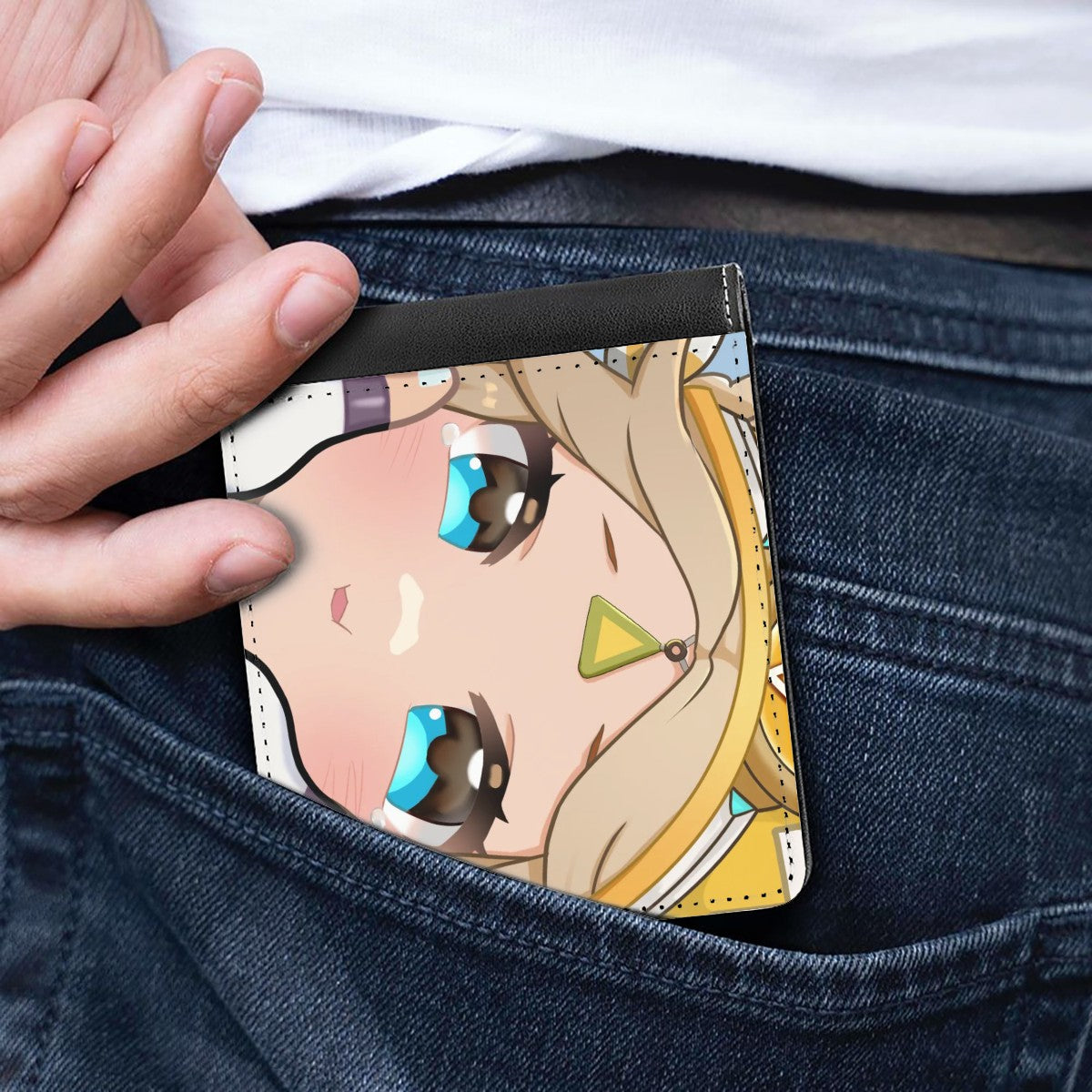 Genshin Impact Squishy Series Leather Wallet - Kachina
