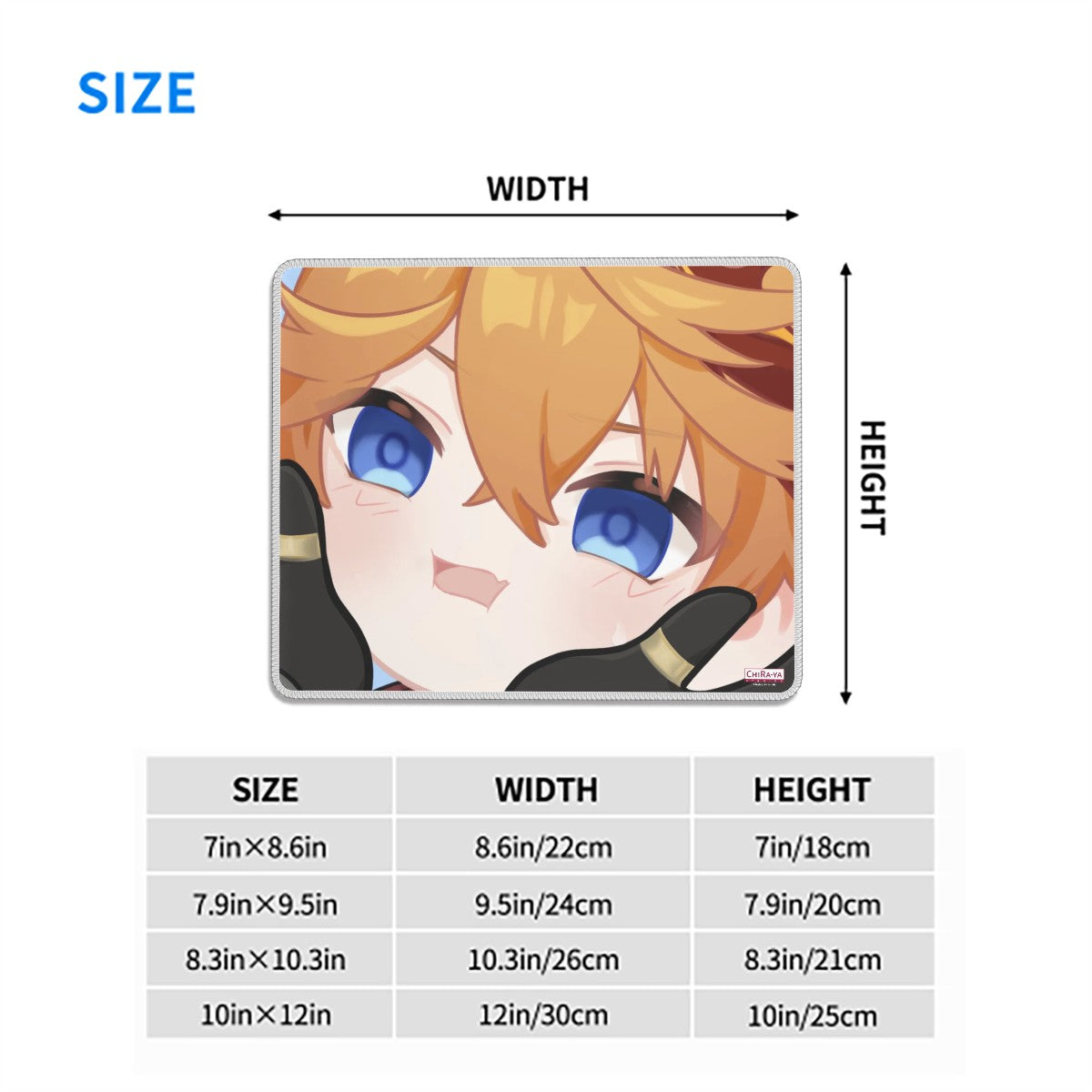 Genshin Impact Squishy Series Gaming Mouse Pad - Tartaglia (Childe)