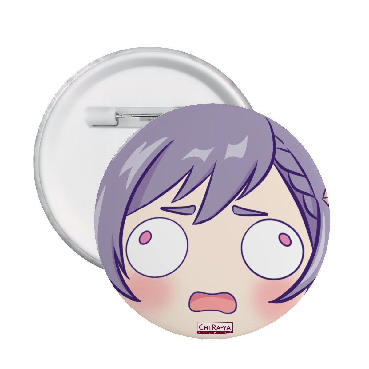 Genshin Impact Pin Badge - Derp series