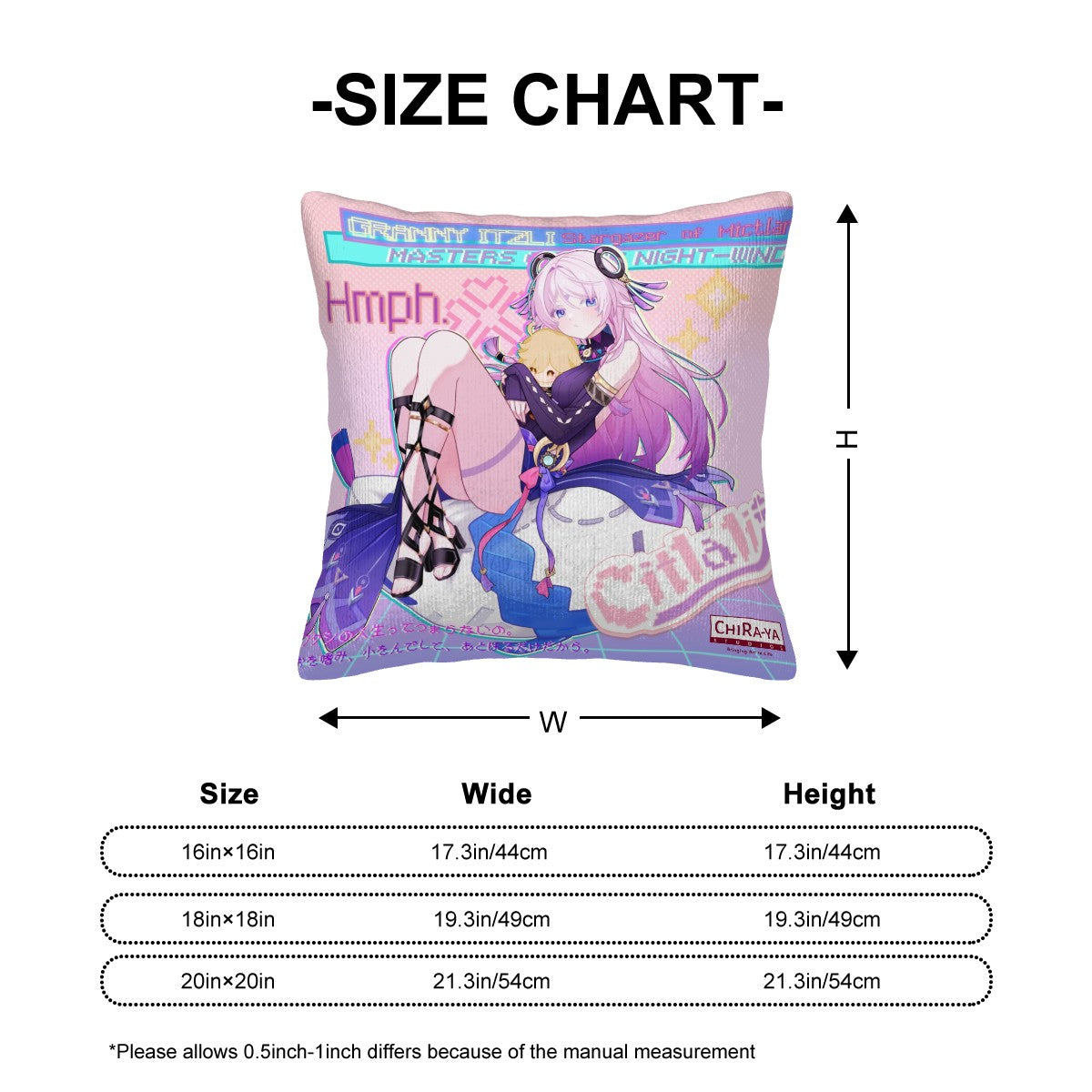 Genshin Impact Corduroy Throw Pillow Cover - Citlali: "Self-Indulgence"