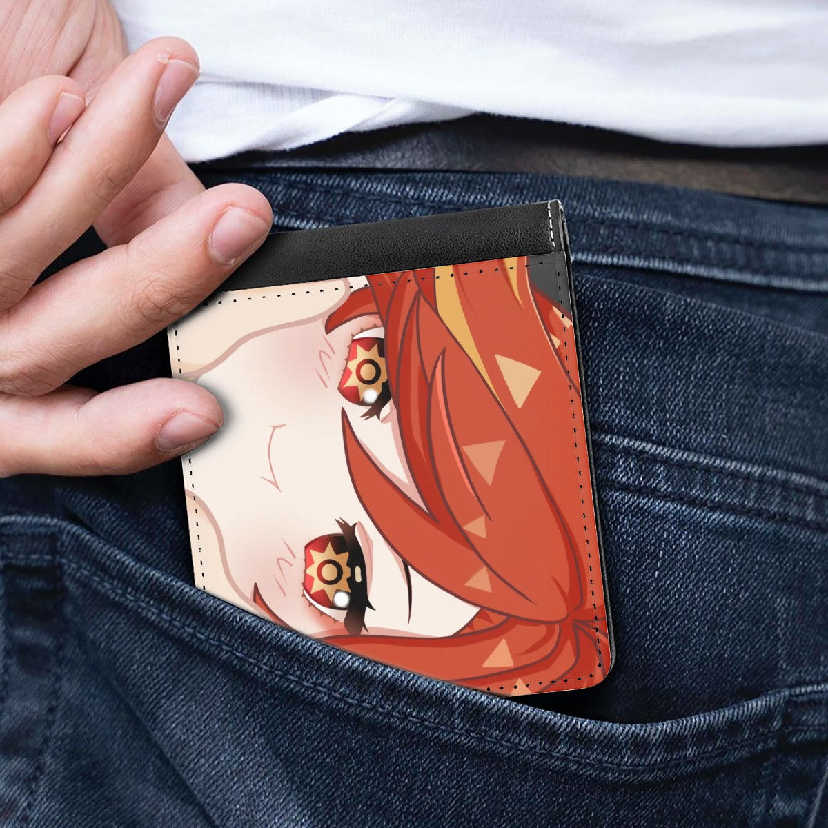 Genshin Impact Squishy Series Leather Wallet - Mavuika