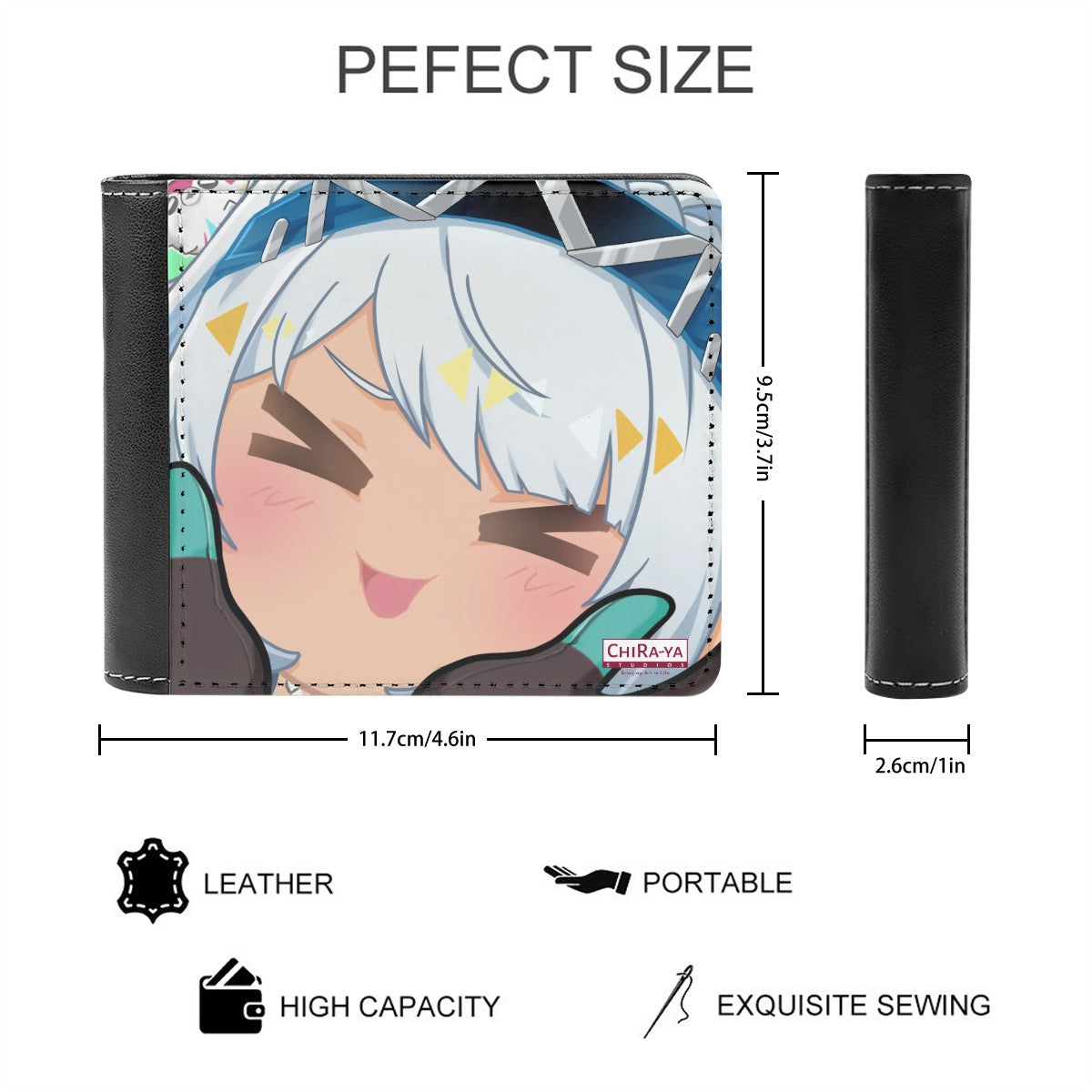Genshin Impact Squishy Series Leather Wallet - Mualani