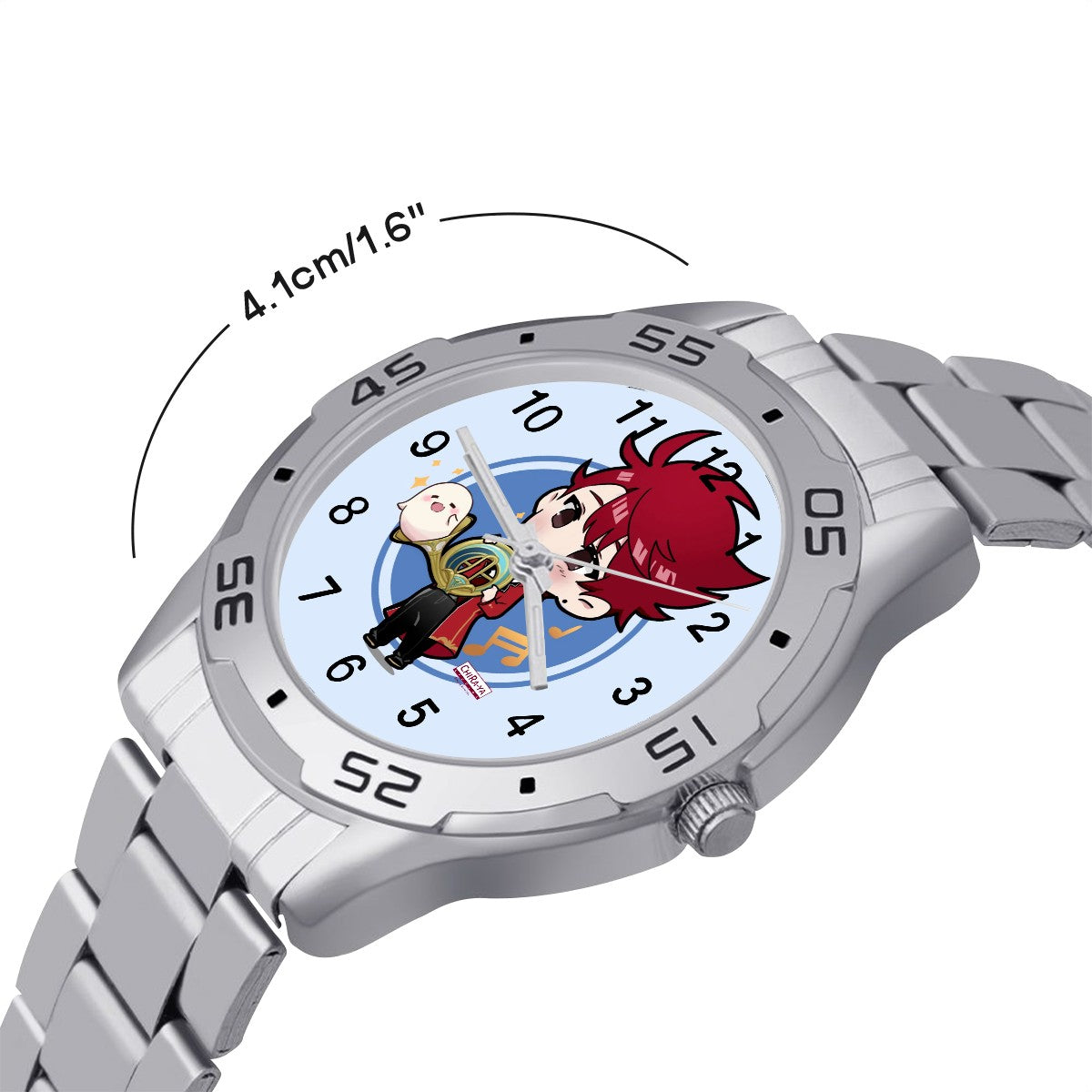 Terraglotte "2024 Genshin Instrument Series" Elegant Stainless Steel Watch - Nightwind Horn (Fontaine)