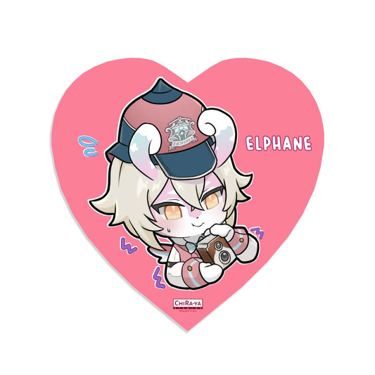 Genshin Impact Melusine Series Heart-Shaped Fridge Magnet - Elphane