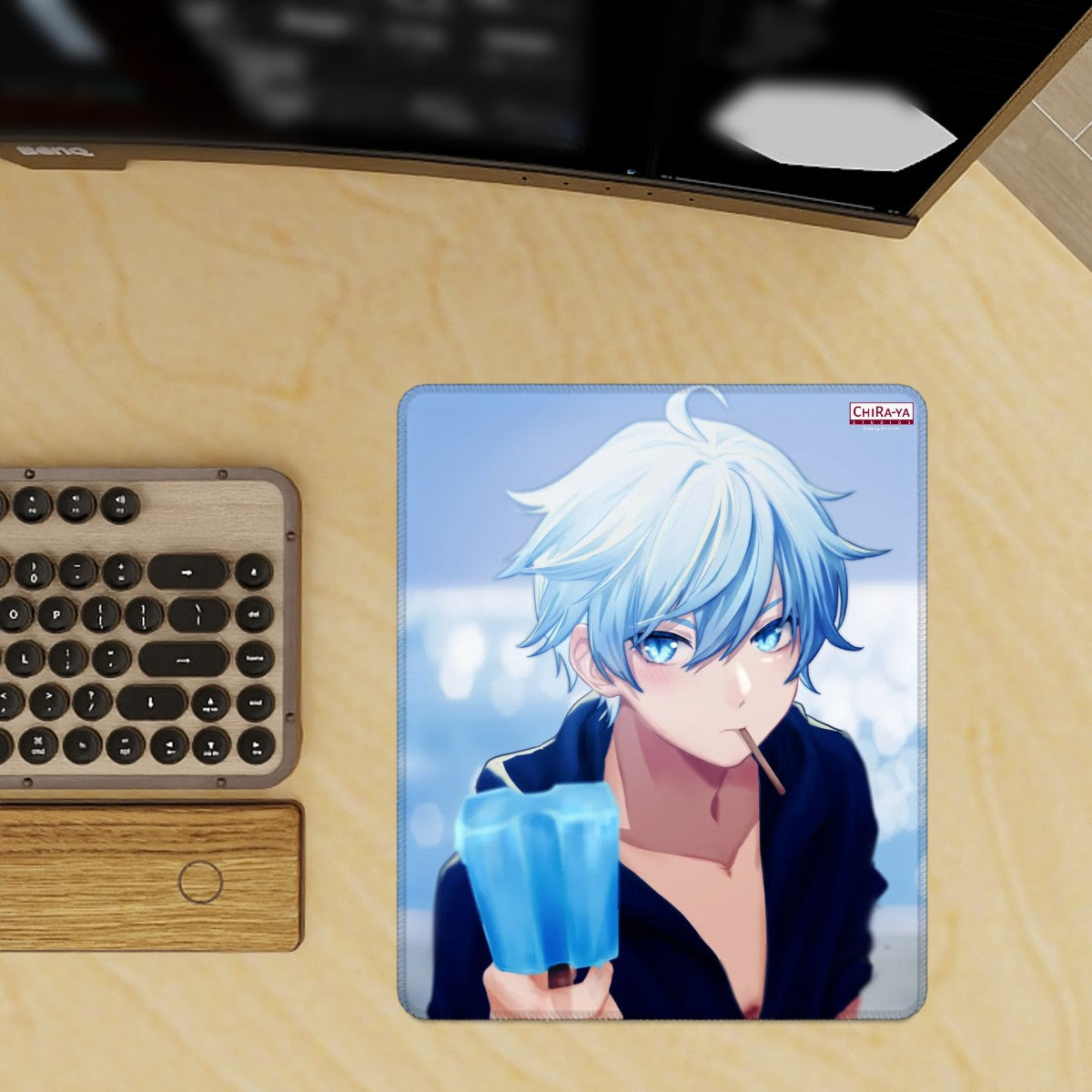 Genshin Impact Gaming Mouse Pad (Vertical) - Chongyun "Summertime"