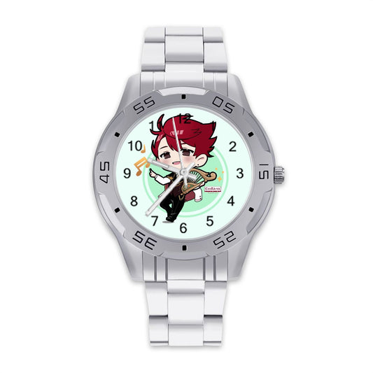Terraglotte "2024 Genshin Instrument Series" Elegant Stainless Steel Watch - Windsong Lyre (Mondstadt)