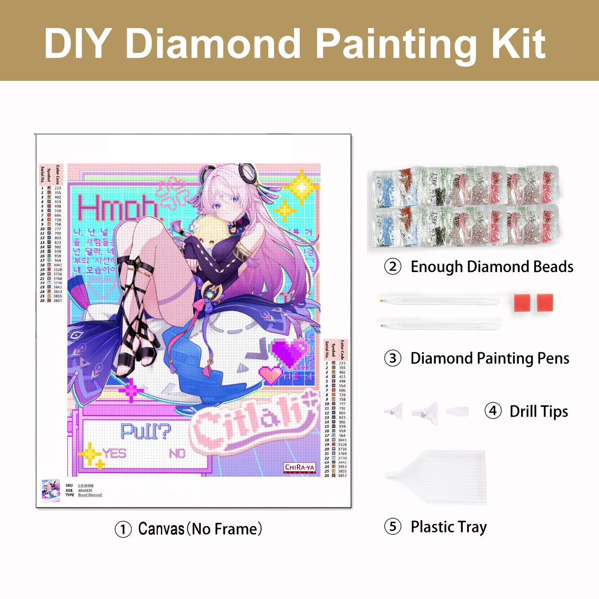 Genshin Impact DIY Diamond Painting - Citlali: "Self-Indulgence"