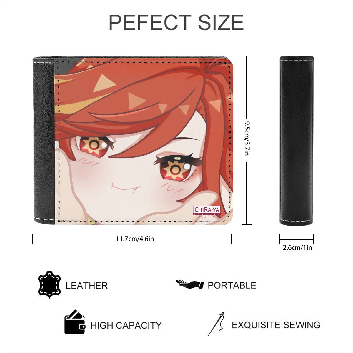 Genshin Impact Squishy Series Leather Wallet - Mavuika