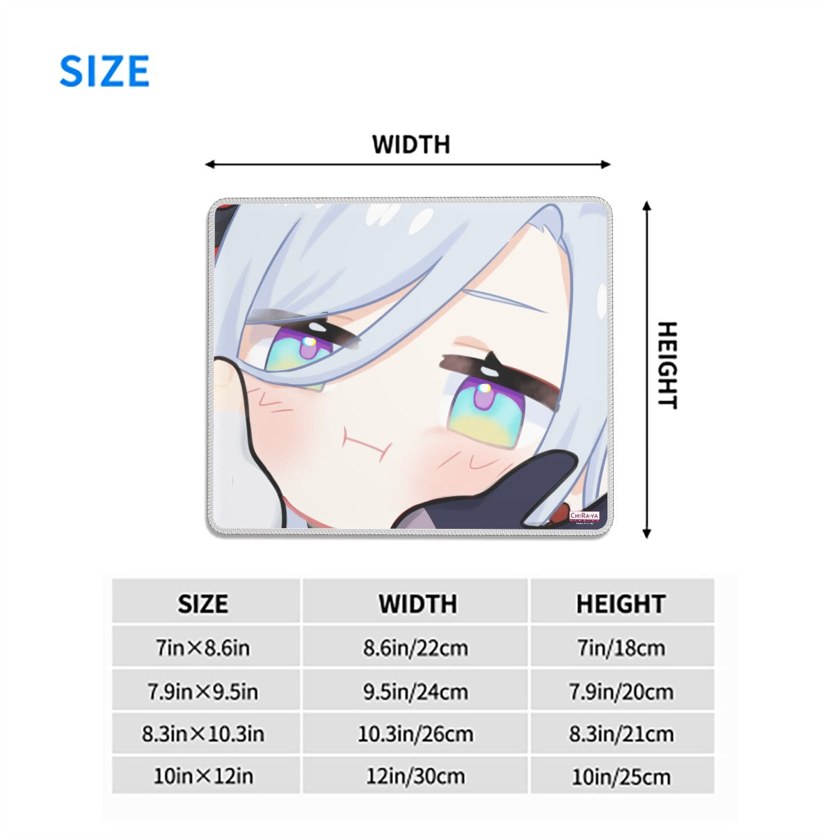 Genshin Impact Squishy Series Gaming Mouse Pad - Shenhe