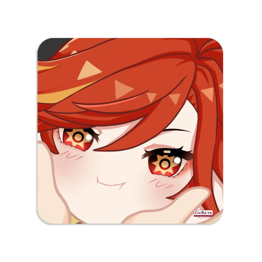 Genshin Impact Squishy Series Acrylic Fridge Magnet - Mavuika