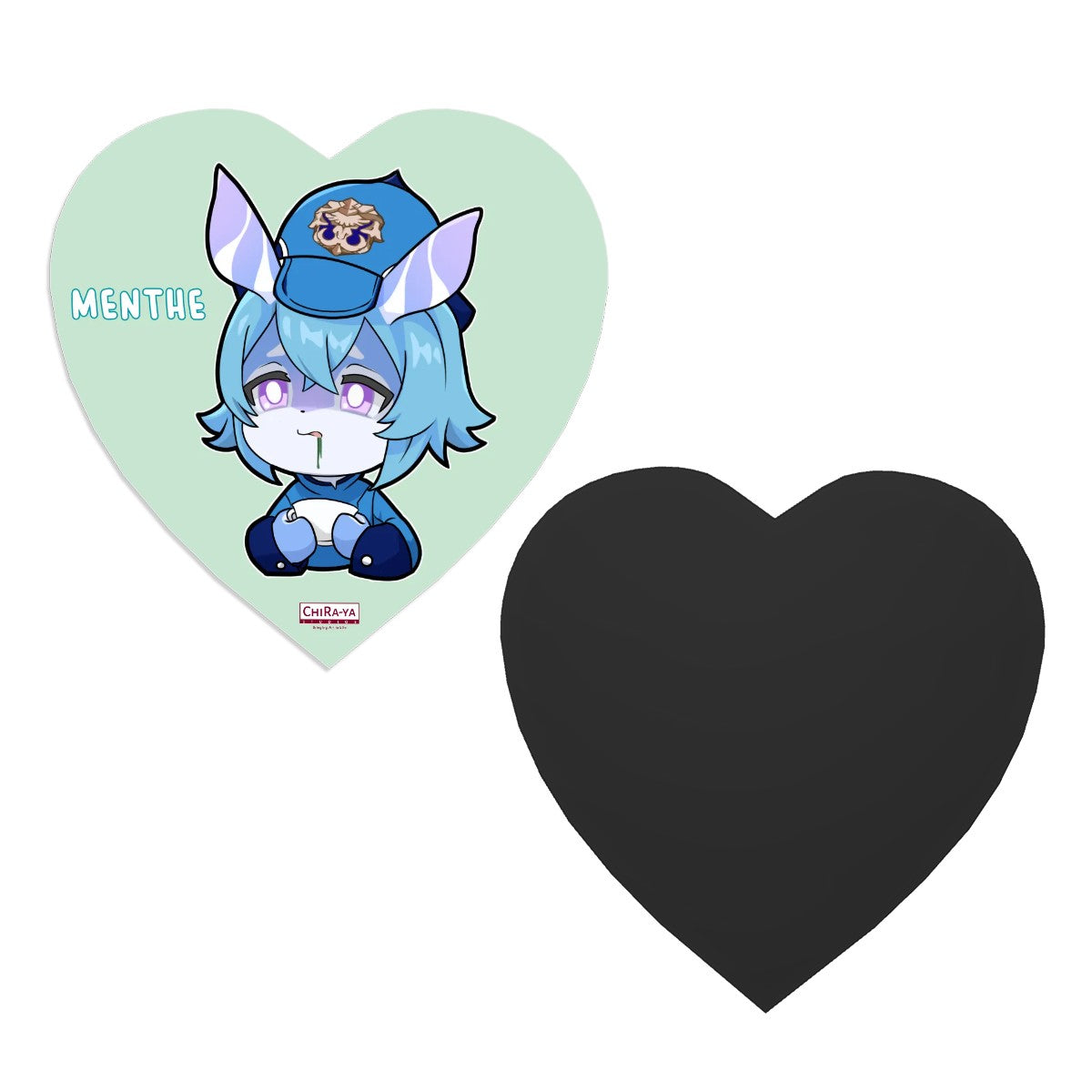 Genshin Impact Melusine Series Heart-Shaped Fridge Magnet - Menthe