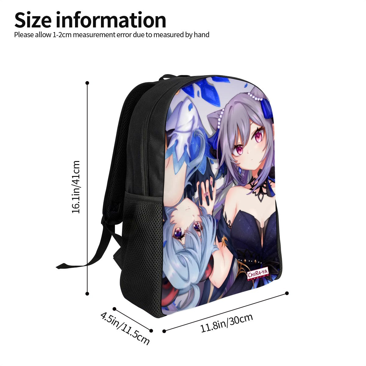 Genshin Impact Oxford Backpack - Ganyu & Keqing: "Ganqing Impact"