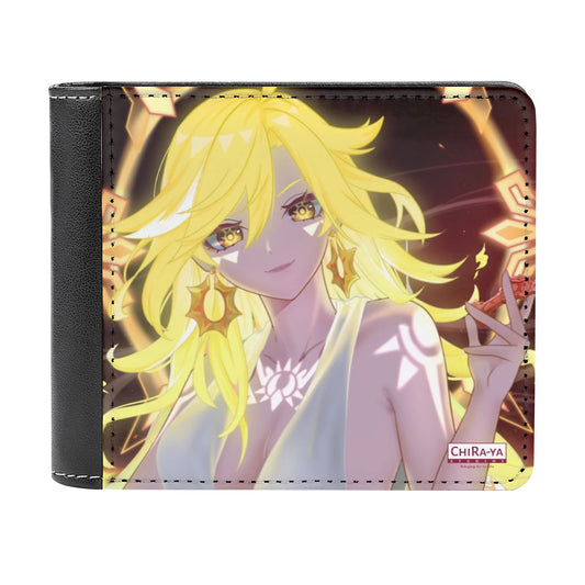 Genshin Impact Leather Wallet - Mavuika: "Come and Get It" (Archon Outfit)