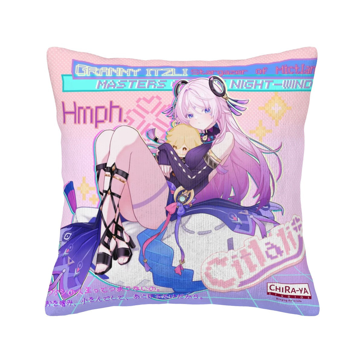 Genshin Impact Corduroy Throw Pillow Cover - Citlali: "Self-Indulgence"