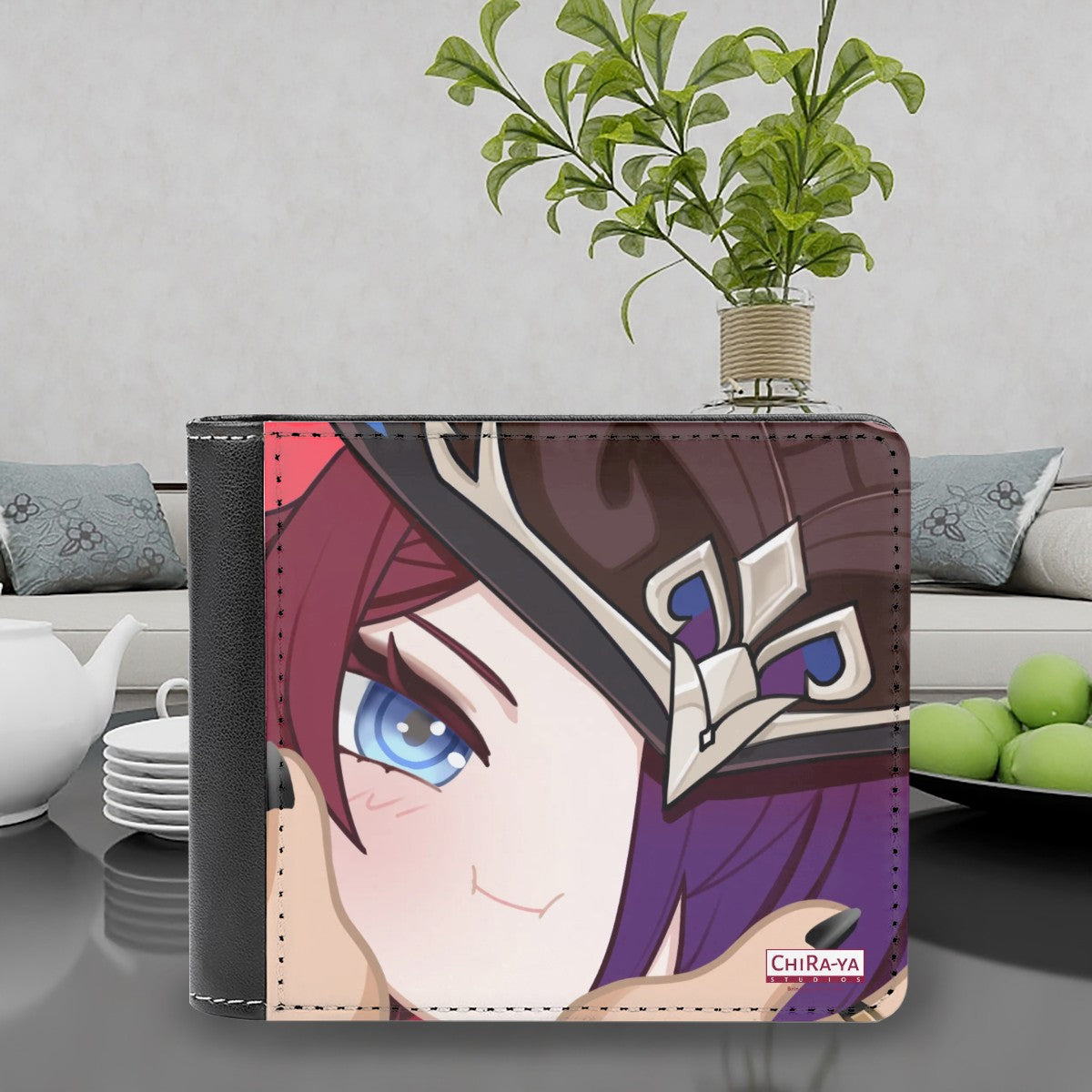 Genshin Impact Squishy Series Leather Wallet - Chasca