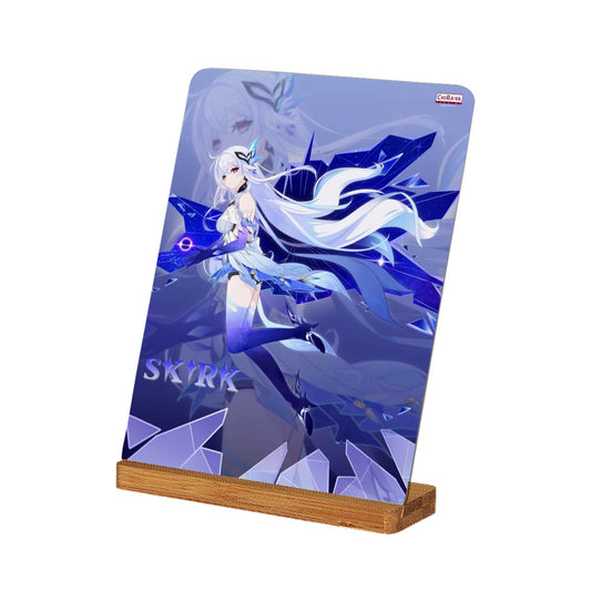 Genshin Impact Metal Print with Stand - Skirk: "Forged in the Abyss"