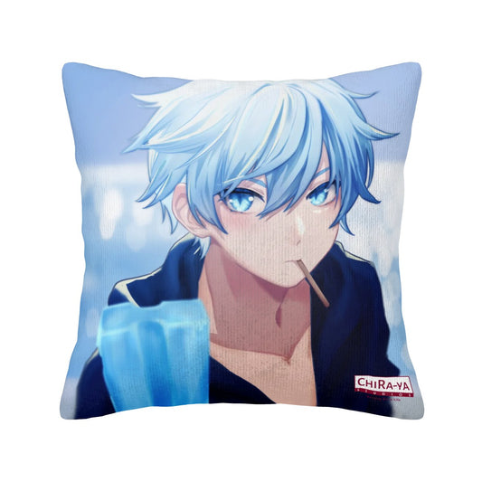 Genshin Impact Corduroy Throw Pillow Cover - Chongyun: "Summertime"