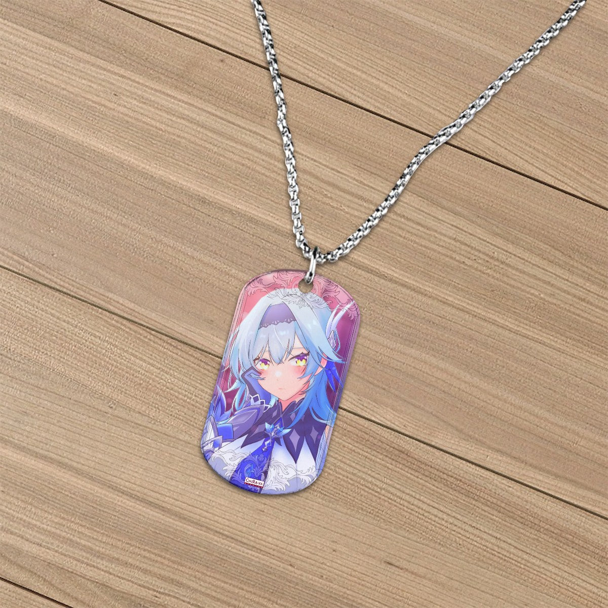 Genshin Impact Titanium Necklace - Eula: "Night Out at Angel's Share"