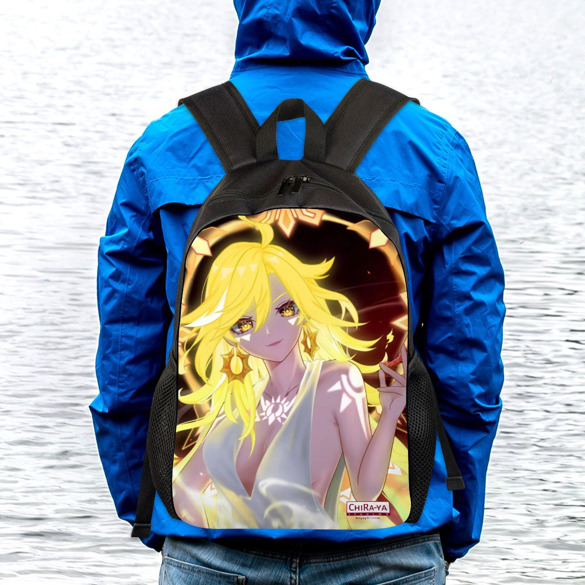 Genshin Impact Oxford Backpack - Mavuika: "Come and Get It" (Archon Outfit)