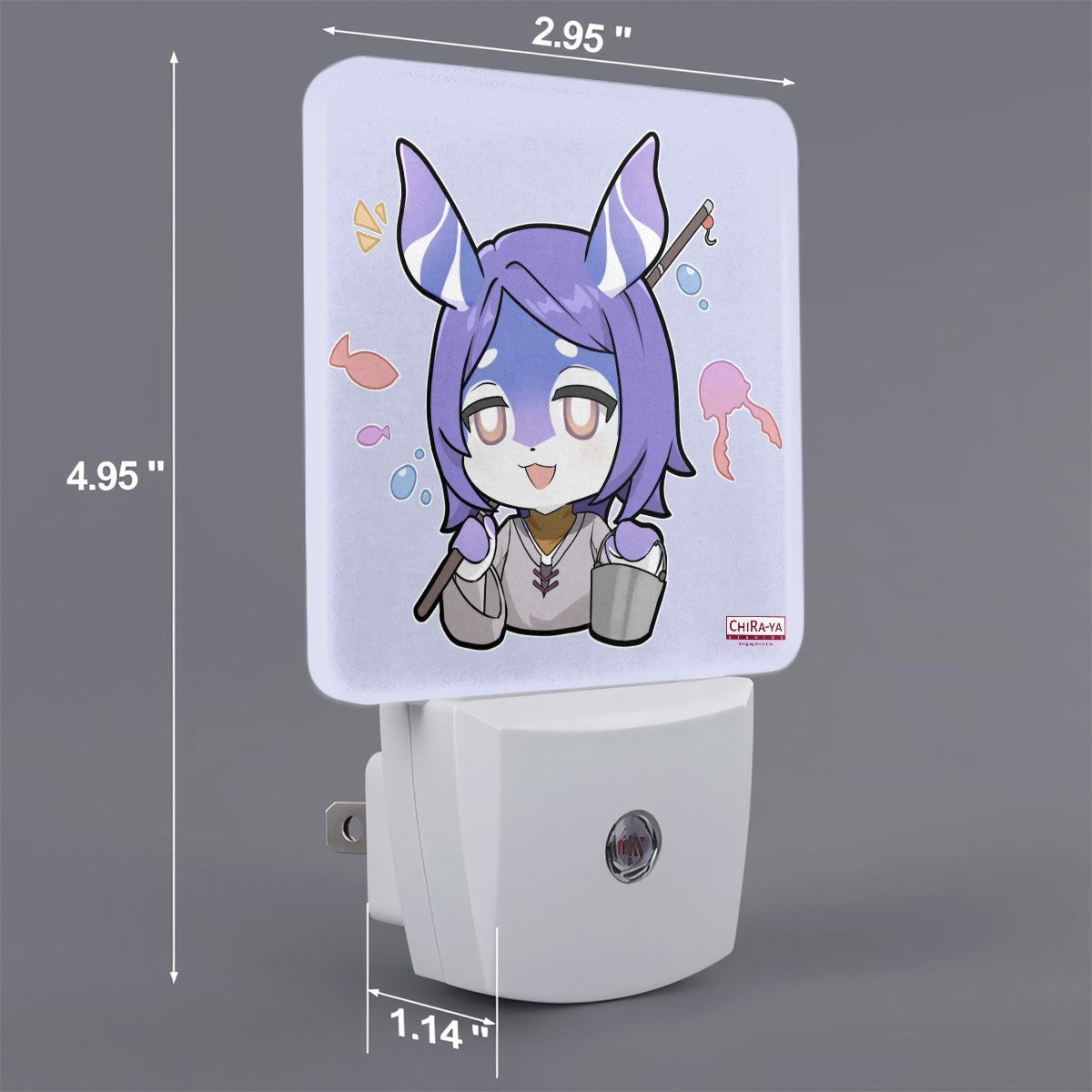 Genshin Impact Melusine Series Automatic LED Night Light - Iara