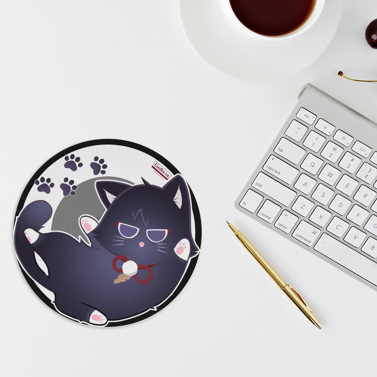Genshin Impact Gaming Mouse Pad (Round) - Scarameow Series