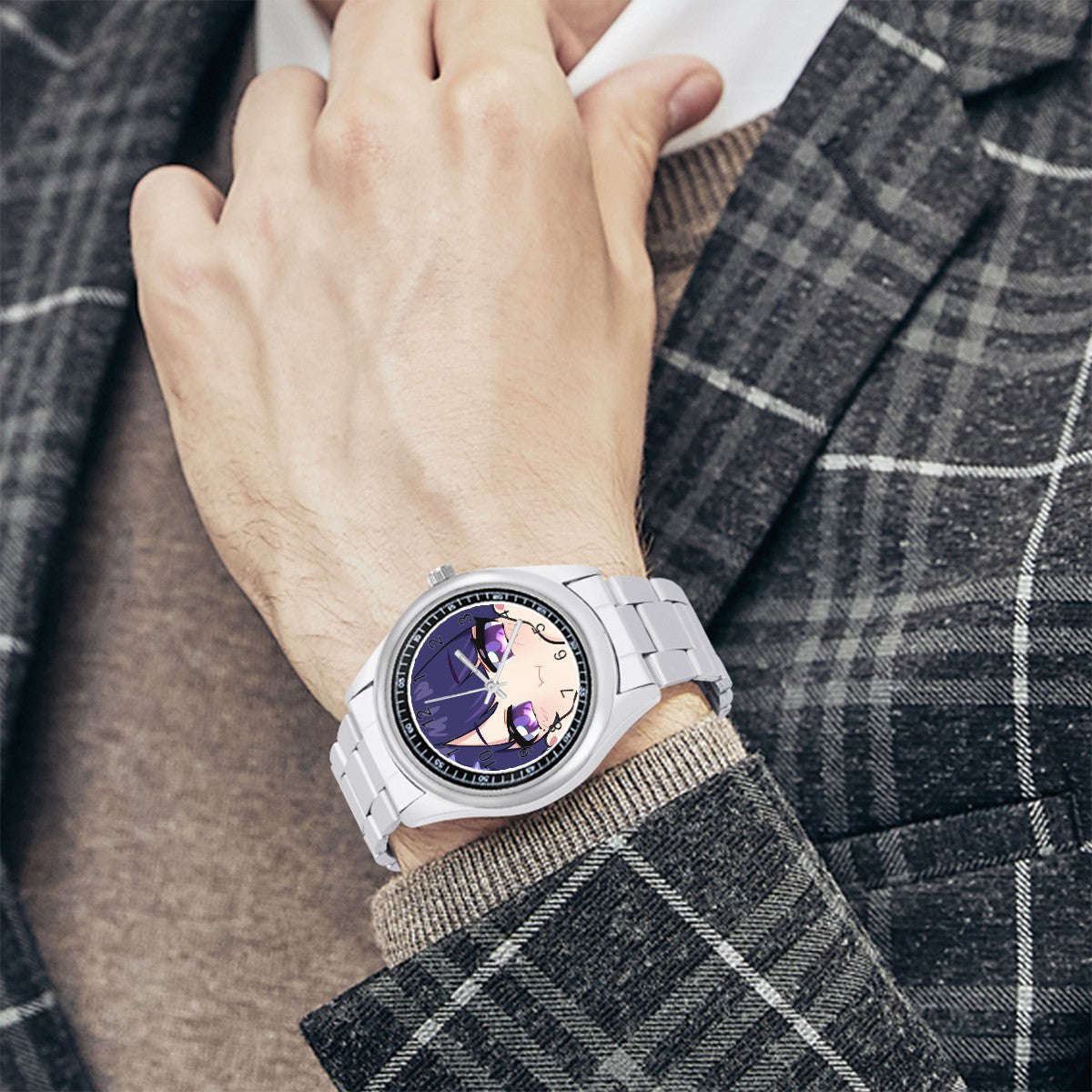 Genshin Impact Squishy Series Stainless Steel Watch - Raiden Shogun