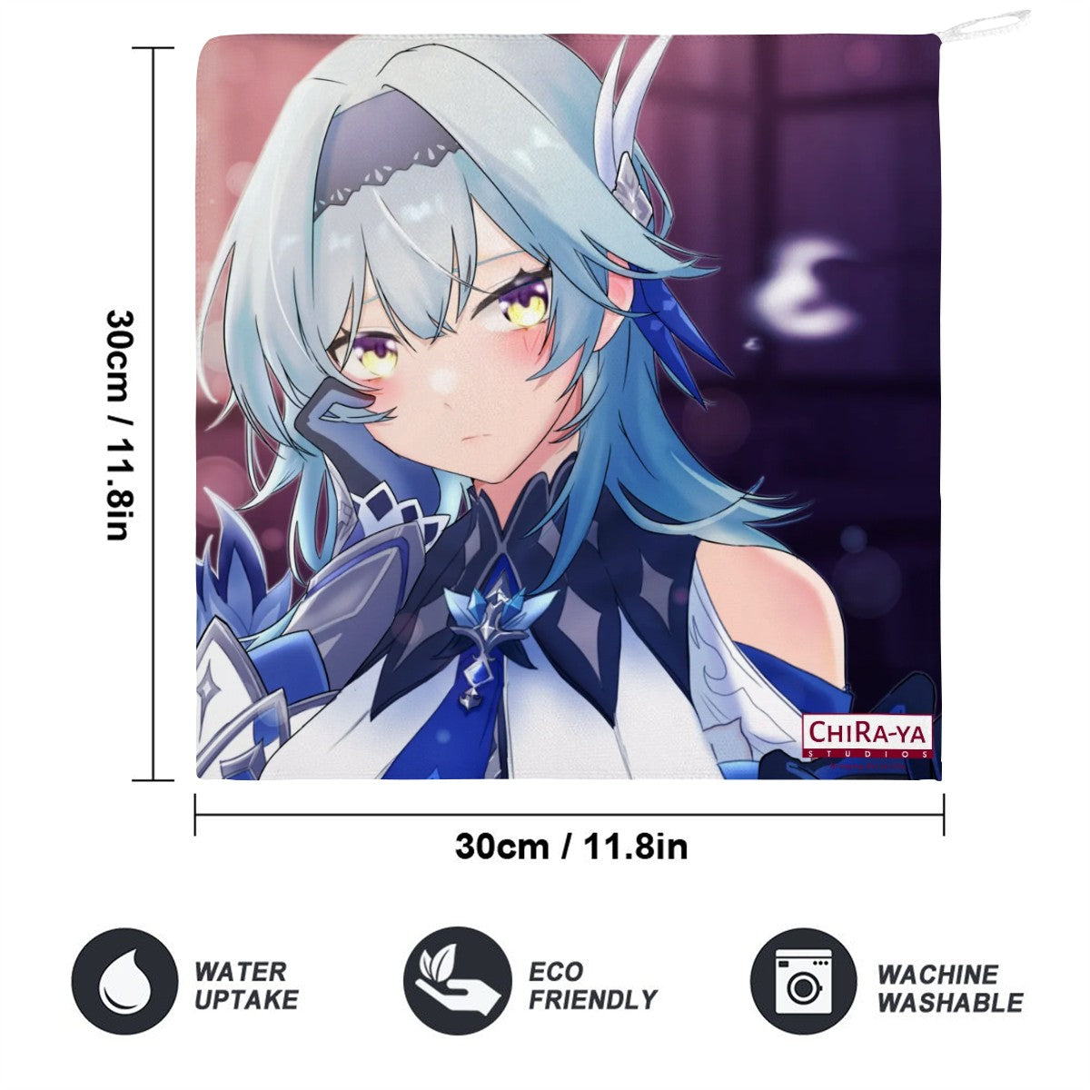 Genshin Impact Hand Towel - Eula: Night Out at Angel's Share