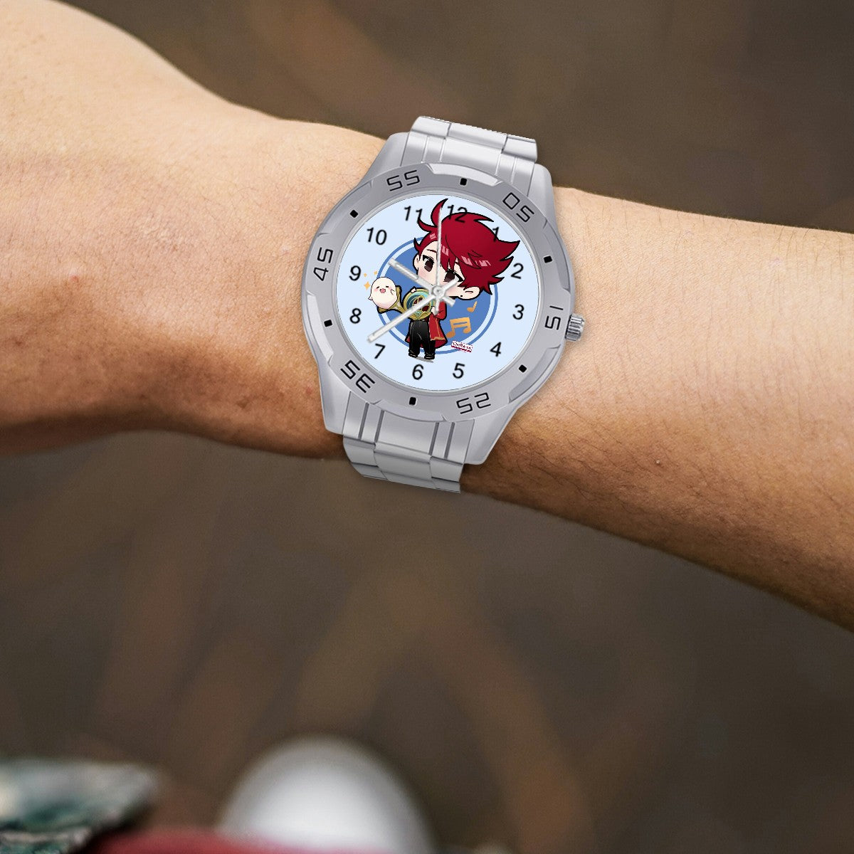 Terraglotte "2024 Genshin Instrument Series" Elegant Stainless Steel Watch - Nightwind Horn (Fontaine)