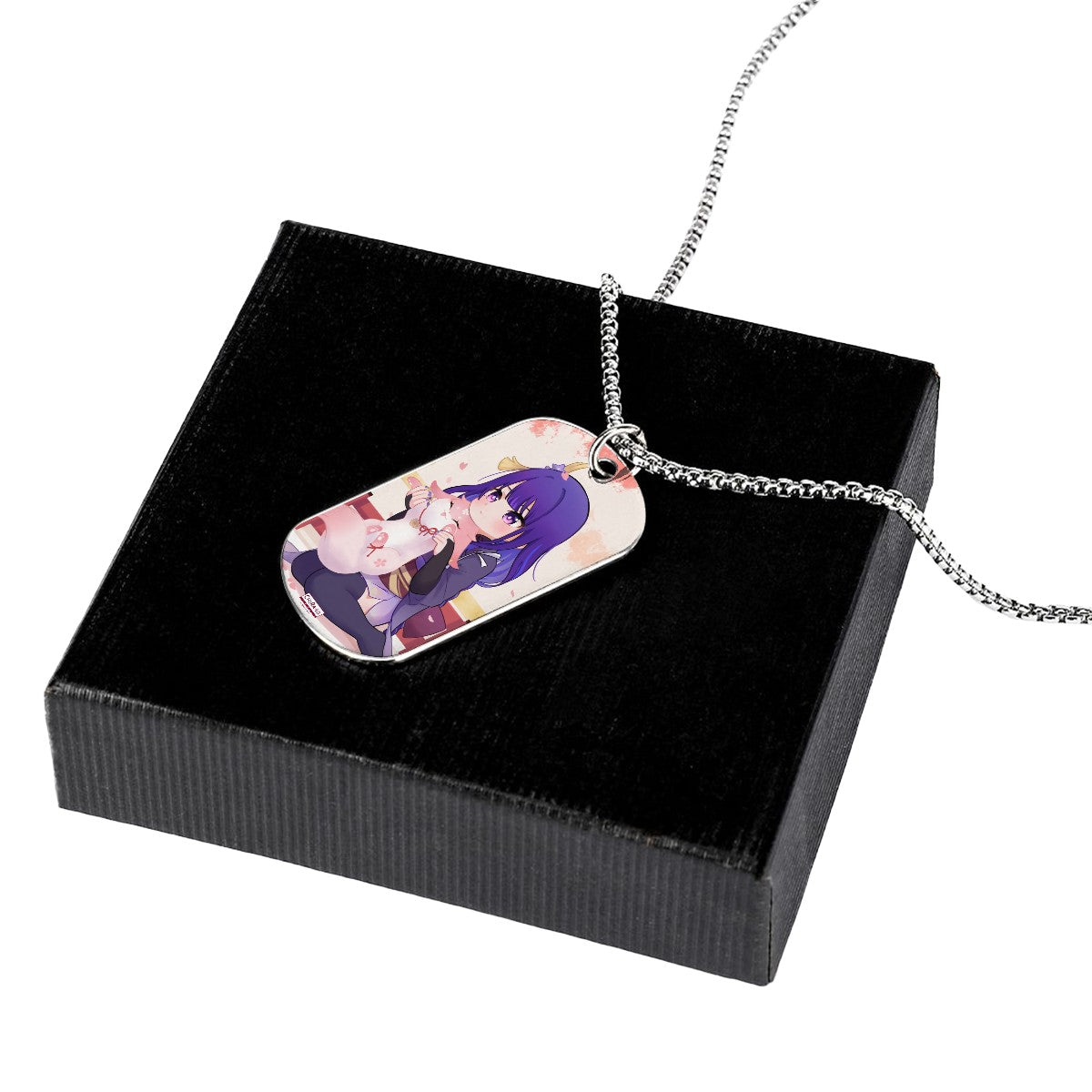 Genshin Impact Titanium Necklace - Raiden Shogun: "Ei with Fox Miko"