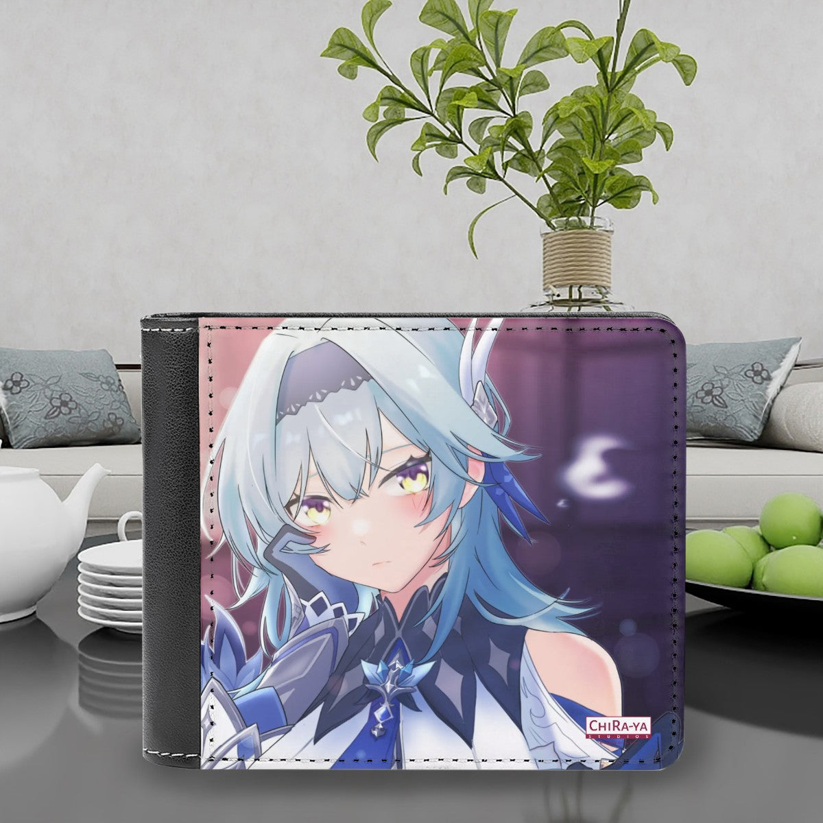 Genshin Impact Leather Wallet - Eula: Night Out at Angel's Share