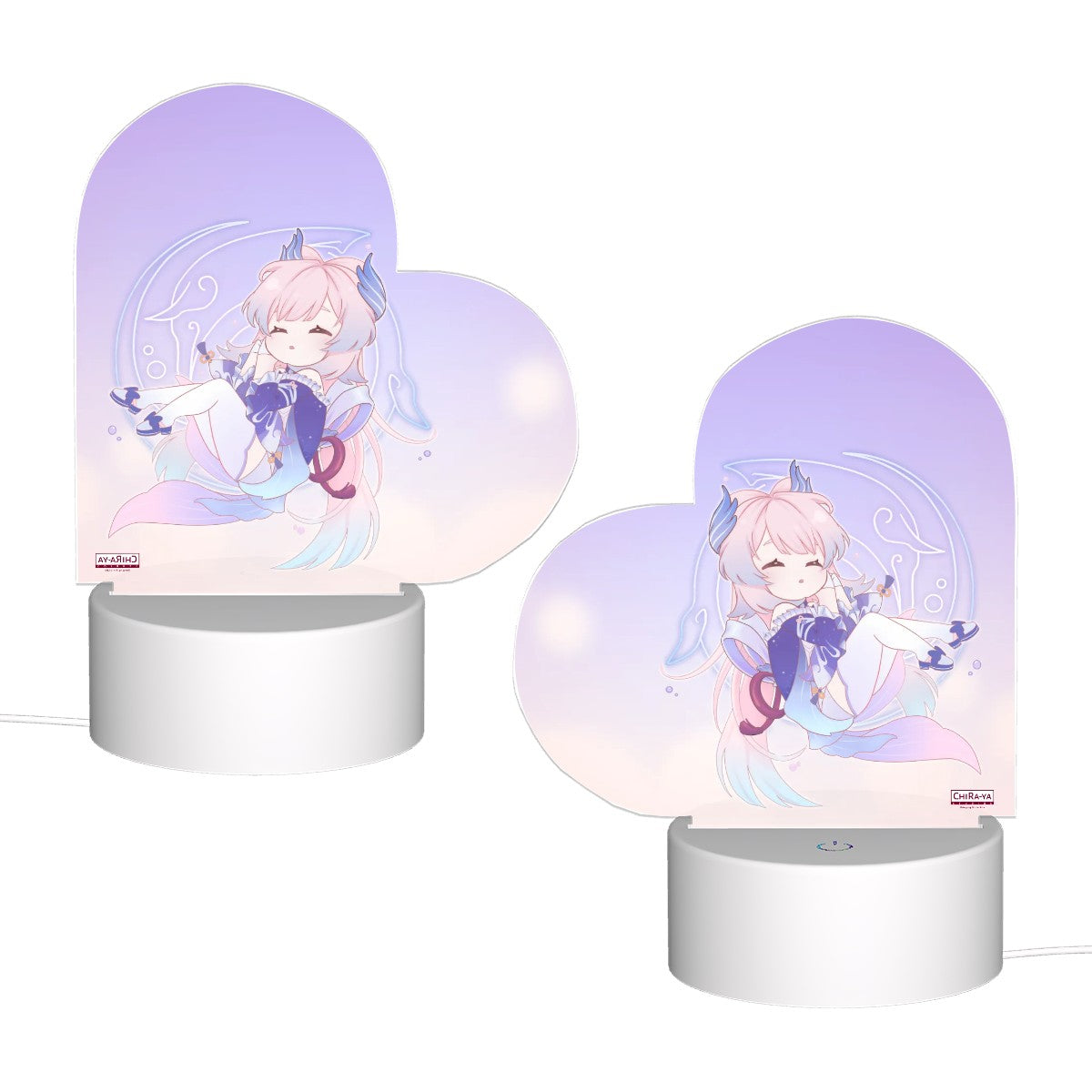 Genshin Impact Heart-Shaped Night Light - Sangonomiya Kokomi