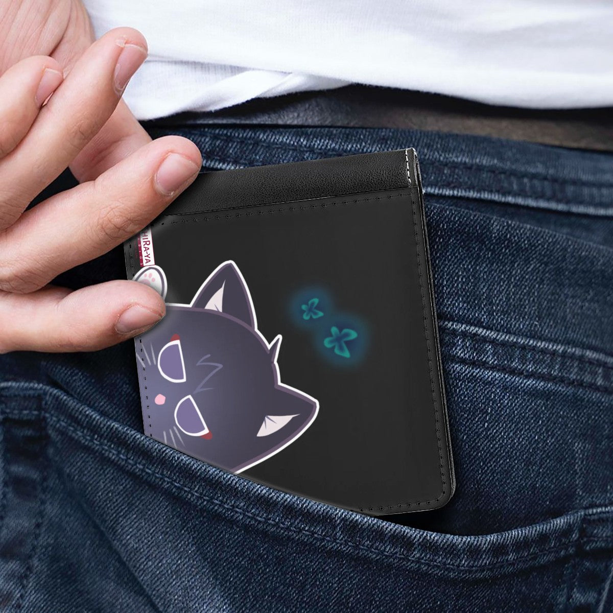 Genshin Impact Leather Wallet - Scarameow (Playful)