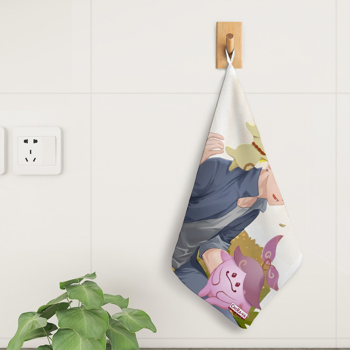 Terraglotte Hand Towel - 2024 Anniversary Art ft. Aramiya
