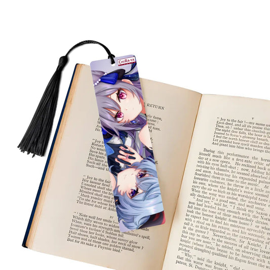 Genshin Impact Wooden Bookmark - Ganyu & Keqing: "Ganqing Impact"