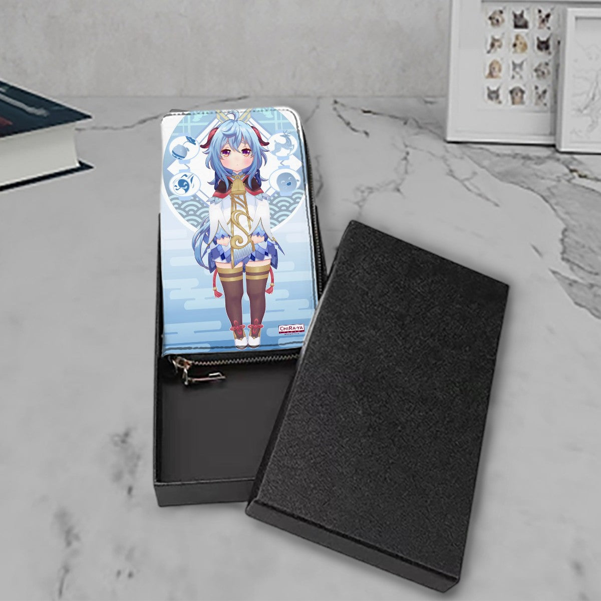 Genshin Impact Luxury Clutch Wallet - Ganyu: "Smol Ganyu"