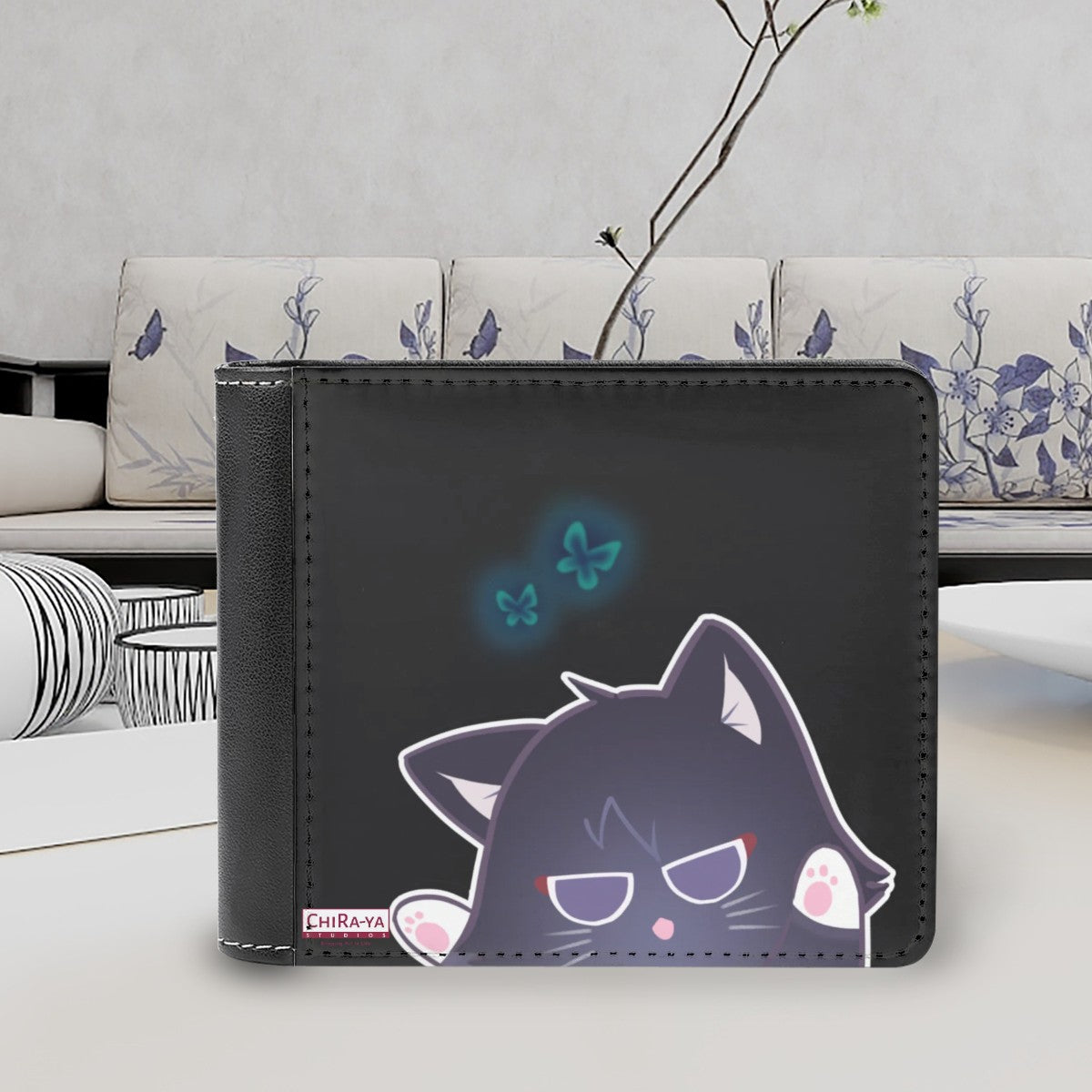 Genshin Impact Leather Wallet - Scarameow (Playful)
