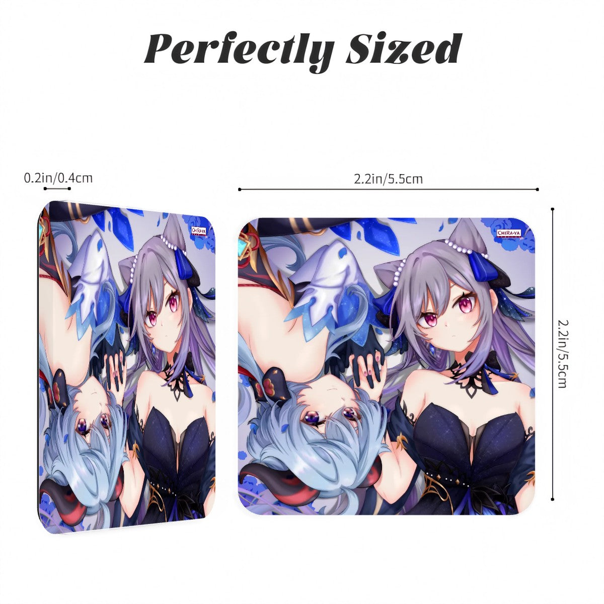 Genshin Impact Acrylic Fridge Magnet - Ganyu & Keqing: "Ganqing Impact"