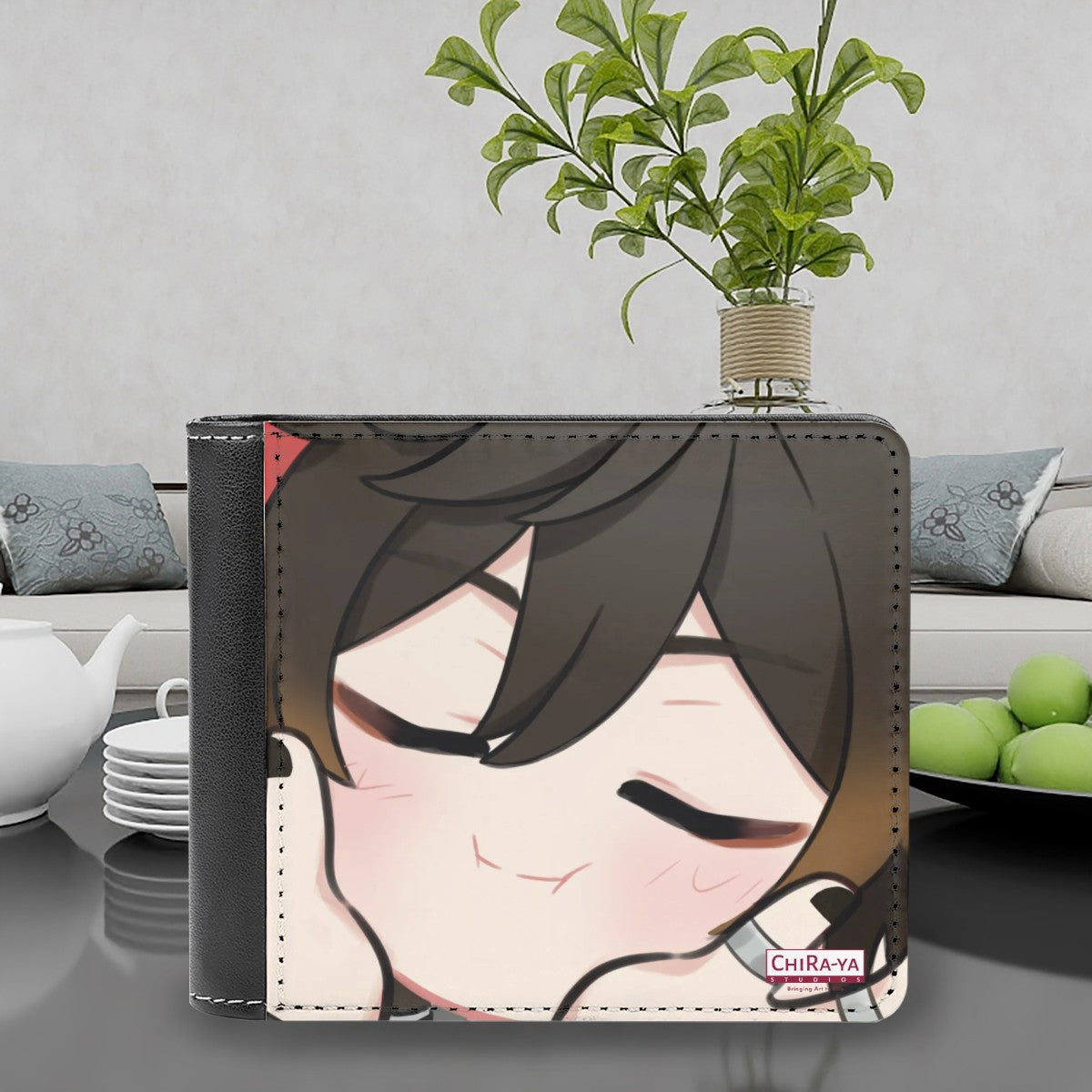 Genshin Impact Squishy Series Leather Wallet - Zhongli
