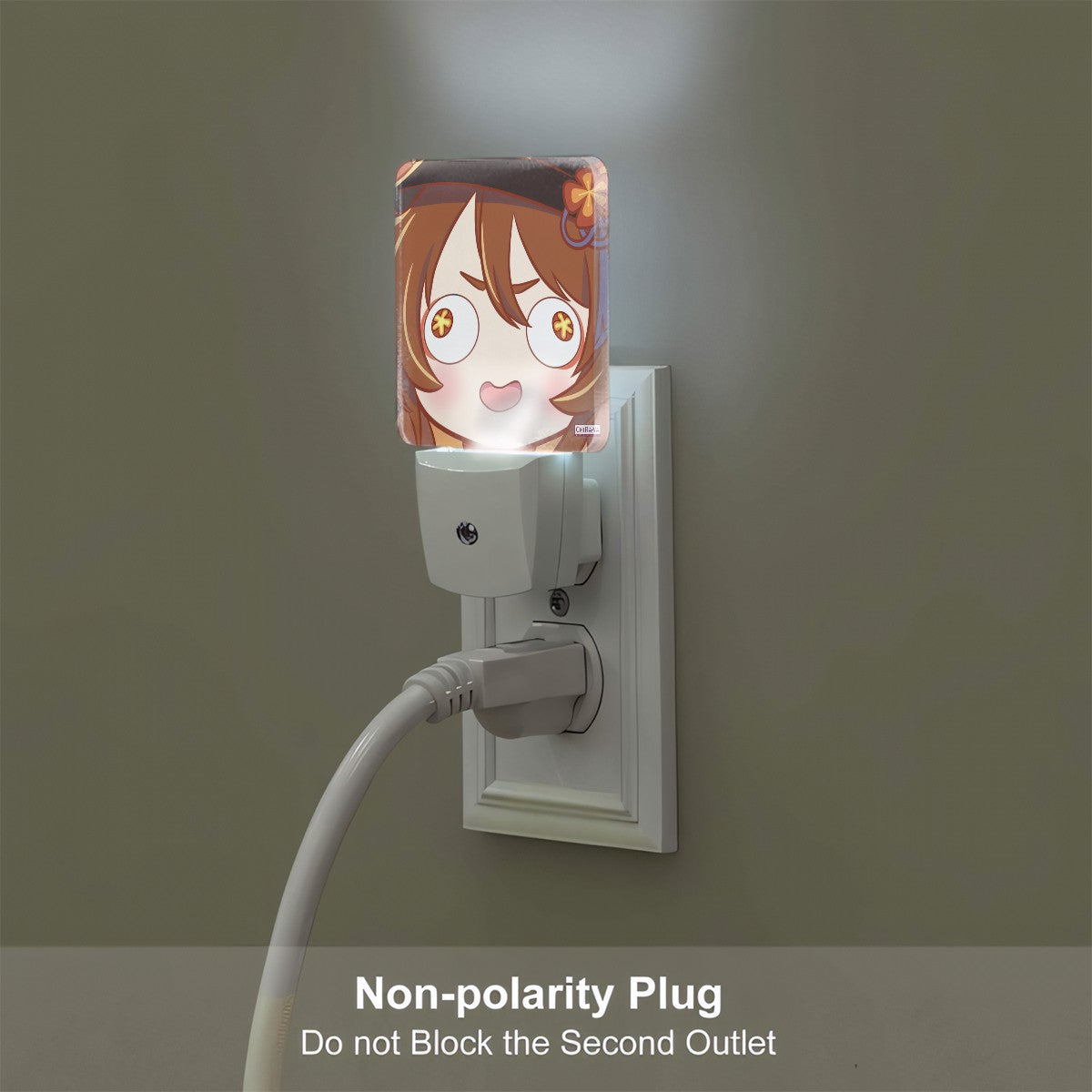 Genshin Impact Derp Series Automatic LED Night Light - Hu Tao