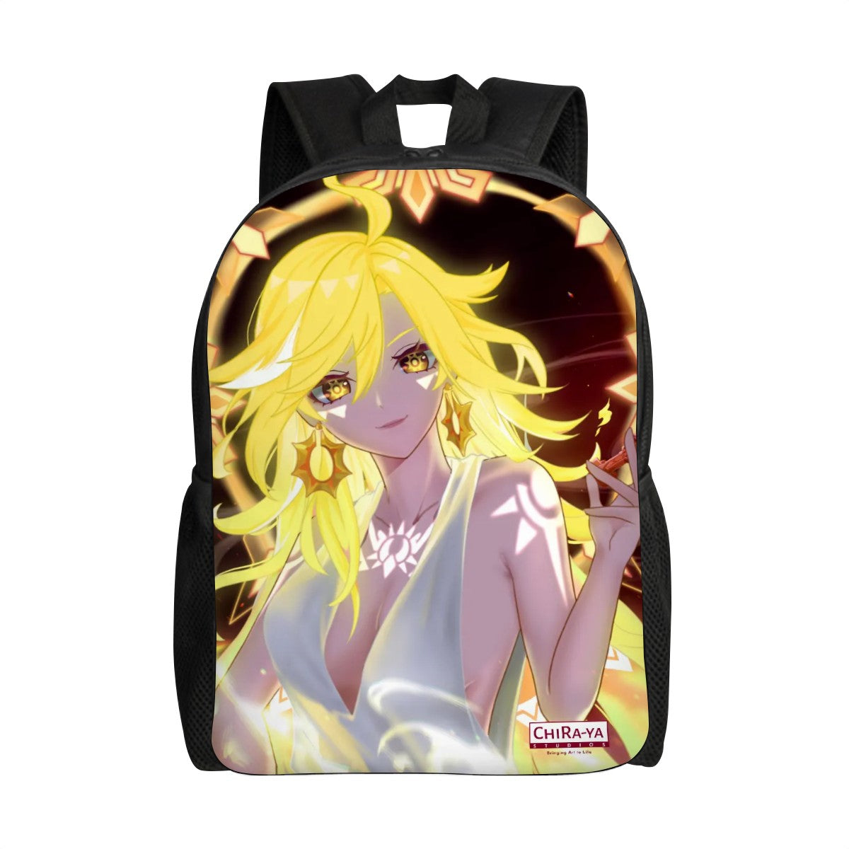 Genshin Impact Oxford Backpack - Mavuika: "Come and Get It" (Archon Outfit)