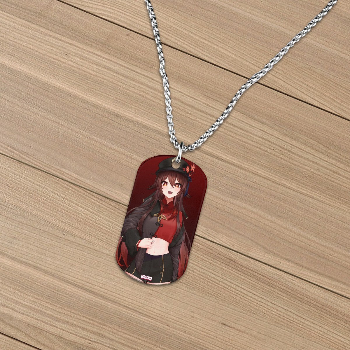 Genshin Impact Titanium Necklace - Hu Tao: "Crop Top Tao"