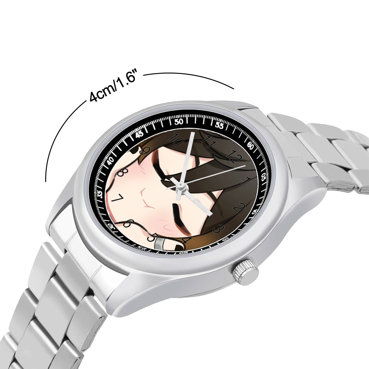 Genshin Impact Squishy Series Stainless Steel Watch - Zhongli